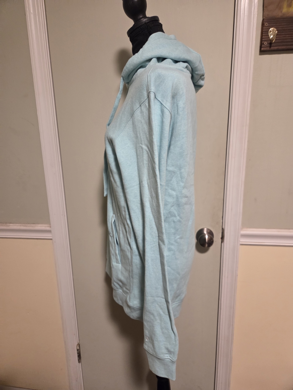 Women's Organic Cotton Pullover Hoodie with Drawstring - Picture 2 of 6